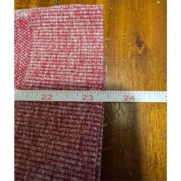 Gymshark Flex Zip Through Jacket in Burgundy Marl Size X-Small - Picture 7 of 7